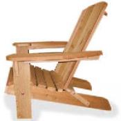 Click to enlarge image  - Folding Adirondack Chair - Fully assembled and High-Detailed!