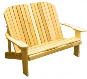Click to enlarge image  - Adirondack Loveseat - Designed for love birds with room for two to curl up in!
